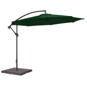 Blount Round 3000mm Cantilever Fabric Parasol In Green
