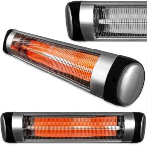 2500W Electric Infrared Patio Heater Wall Mounted Outdoor Indoor Use