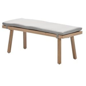 Dove Wooden Sports Bench In Teak Wood Effect