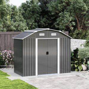 Large Galvanized Steel Acrylic Storage Shed