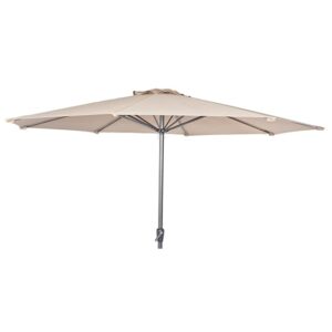 Loxe Tilt And Crank Olefin 3000mm Fabric Parasol In Ecru