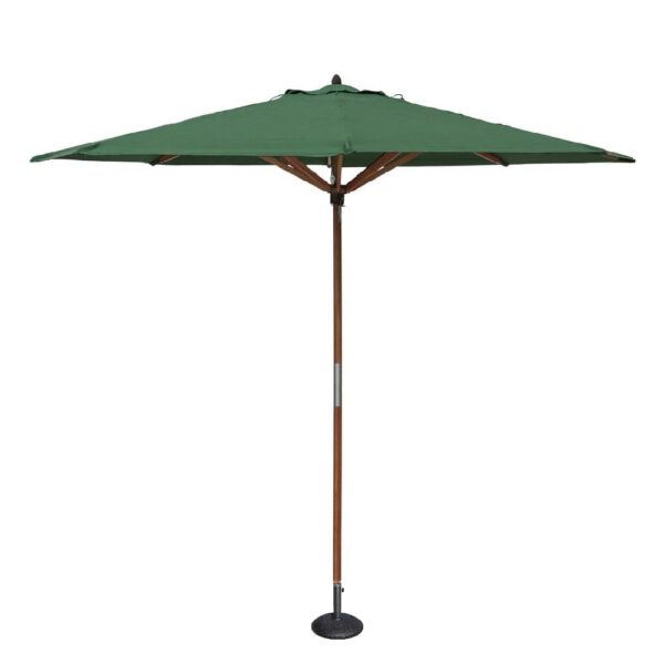 Walsall Polyester Fabric Garden Parasol In Green 2.7m